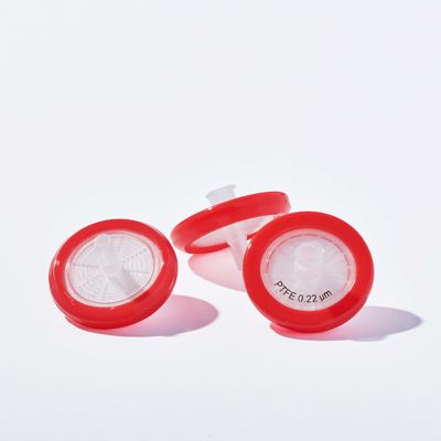ποιότητας  Non Sterile Hydrophilic Disc Filter HPLC Certified PTFE Syringe Filters 0.22 Micron εργοστάσιο